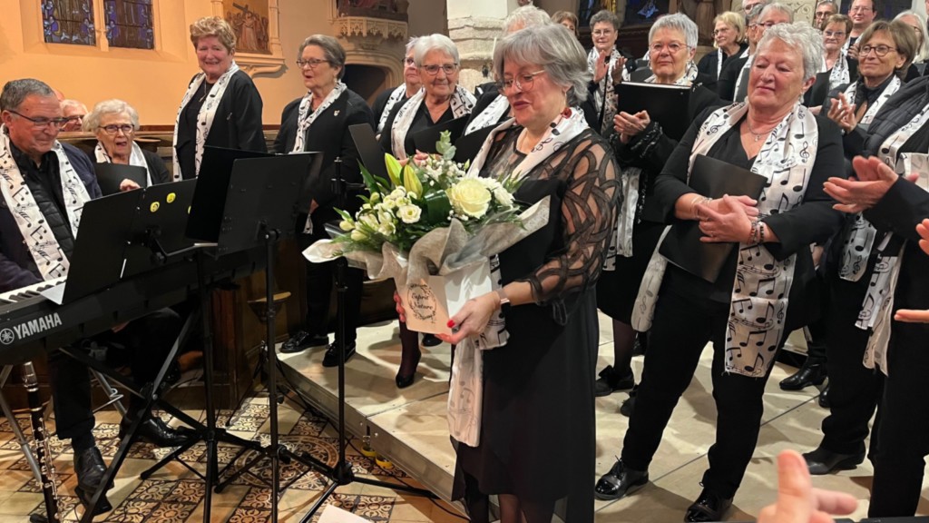 Céline a reçu un bouquet